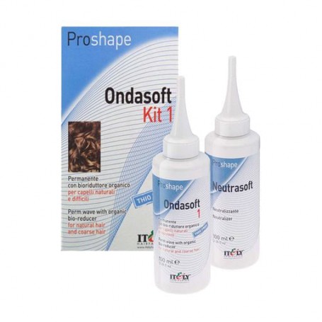 Набор для завивки натуральных и жестких волос Itely Hairfashion Proshape Ondasoft Kit 1 (шаг Ondasoft, 100 мл + шаг Neutrasoft, 