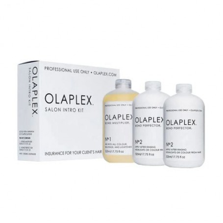 Набор Olaplex Salon Intro Kit для защиты волос при окрашивании (концентрат-защита, 525 мл + коктейль-фиксатор, 2*525 мл)