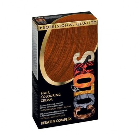 Перманентная краска для волос Maxima Professional Colors Hair Colouring Cream 7.44 Интенсивный медный, 140 мл