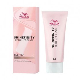 Полуперманентная краска для волос Wella Professionals Shinefinity Zero Lift Glaze 04/07 Bitter Chocolate, 60 мл
