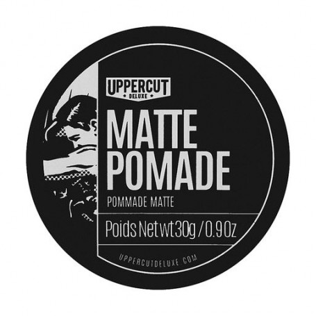 Мужская матовая помада для укладки волос Uppercut Deluxe Matt Pomade Midi средней фиксации, 30 г