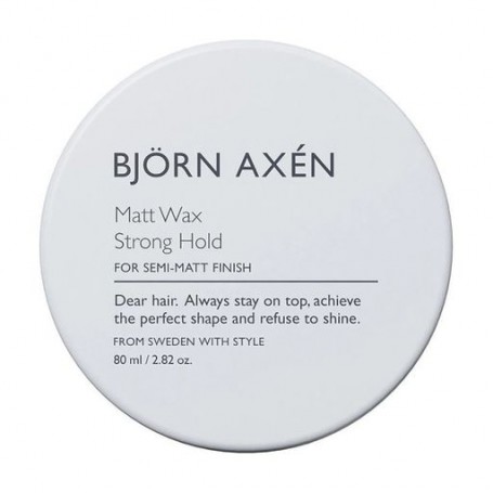 Матовый воск для укладки волос Bjorn Axen Matt Wax Strong Hold сильной фиксации, 80 мл