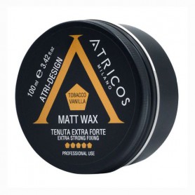 Матовый воск для волос Atricos Milano Atri-Design Matt Wax экстрасильная фиксация, 100 мл