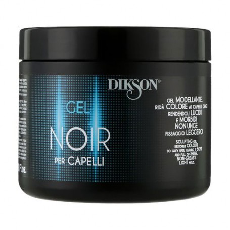 Тонирующий и моделирующий гель Dikson Gel Noir Per Capelli для седых волос, легкая фиксация, 500 мл