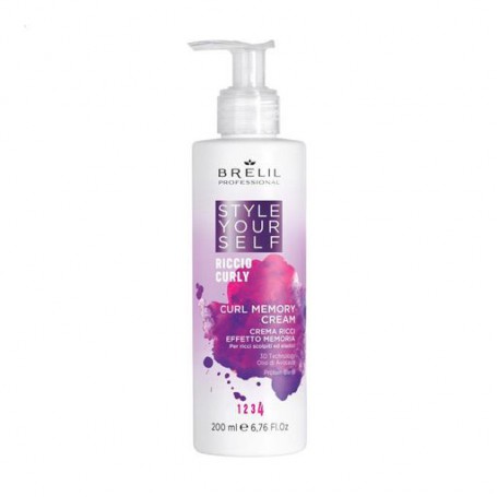 Крем Brelil Style Yourself Curly Curl Memory Cream для вьющихся волос, 200 мл