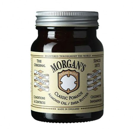 Мужская помада для укладки волос Morgan's Classic Pomade Средняя фиксация, с миндальным маслом и маслом ши, 100 г