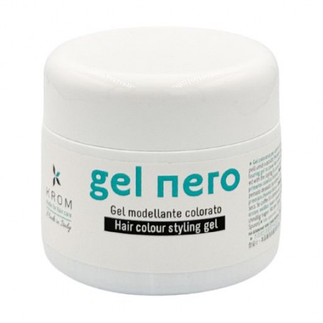 Тонирующий гель для моделирования волос Krom Gel Nero Hair Colour Styling Gel, 150 мл