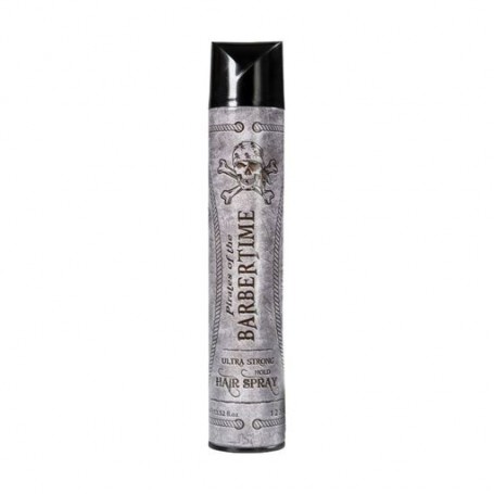Мужской спрей для укладки волос Barbertime Hair Spray Ultra Strong Hold ультрасильной фиксации, 400 мл