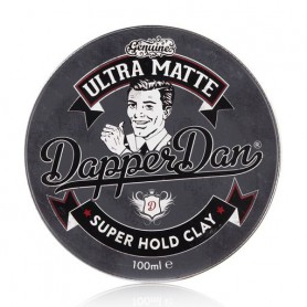 Матовая глина для укладки волос Dapper Dan Ultra Matte Super Hold Clay суперсильной фиксации, 100 мл