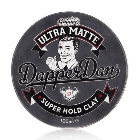 Матовая глина для укладки волос Dapper Dan Ultra Matte Super Hold Clay суперсильной фиксации, 100 мл