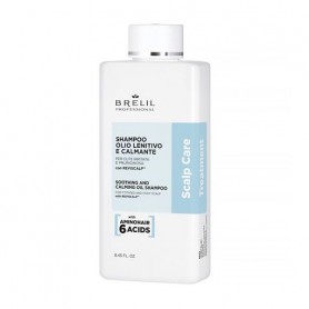 Успокаивающий шампунь-масло для волос Brelil Scalp Care Treatment Soothing Shampoo Oil, 250 мл