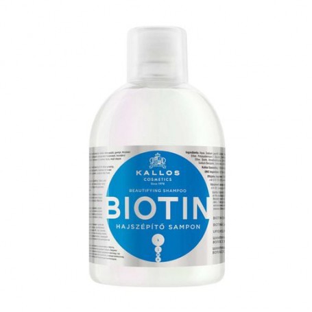 Шампунь Kallos Cosmetics KJMN Biotin Beautifying для роста волос с биотином, 1 л