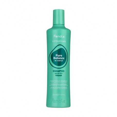 Очищающий и балансирующий шампунь для волос Fanola Vitamins Pure Balance Be Complex Shampoo, 350 мл