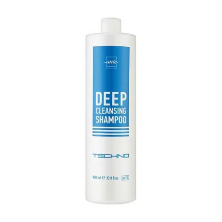 Шампунь для глубокого очищения волос Unic Techno Deep Cleansing Shampoo с витамином E, 1 л