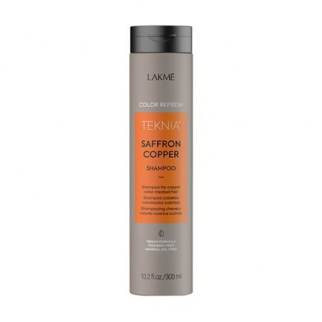 Шампунь Lakme Teknia Color Refresh Saffron Copper Shampoo для окрашенных волос медных оттенков, 300 мл