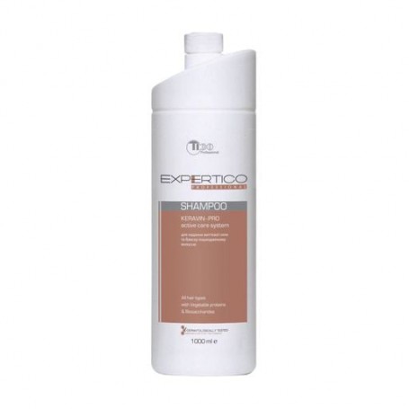 Шампунь TICO Professional Expertico Keravin-Pro Shampoo для поврежденных волос, 1 л