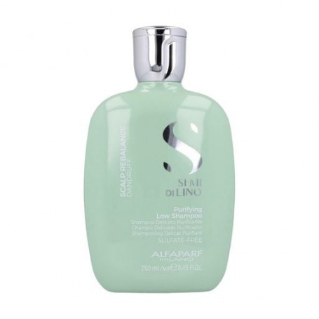 Шампунь для волос против перхоти Alfaparf Semi Di Lino Scalp Rebalance Purifying Low Shampoo, 250 мл