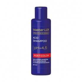 Кислотный шампунь Master LUX Professional Acid Shampoo Post-Color после окрашивания и осветления волос, 250 мл