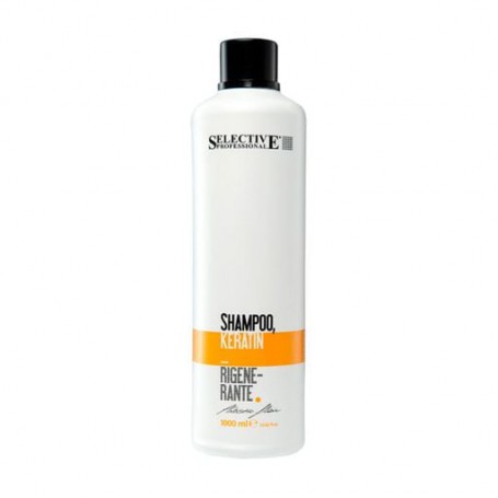 Кератиновый шампунь для волос Selective Professional Artistic Flair Keratin Shampoo, 1 л
