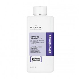 Шампунь Brelil Silver Blonde Treatment Anti-Yellowing Shampoo для нейтрализации желтизны волос, 250 мл