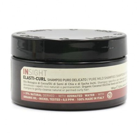 Мягкий шампунь Insight Elasti-Curl Pure Mild Shampoo для кучерявых волос, 100 г