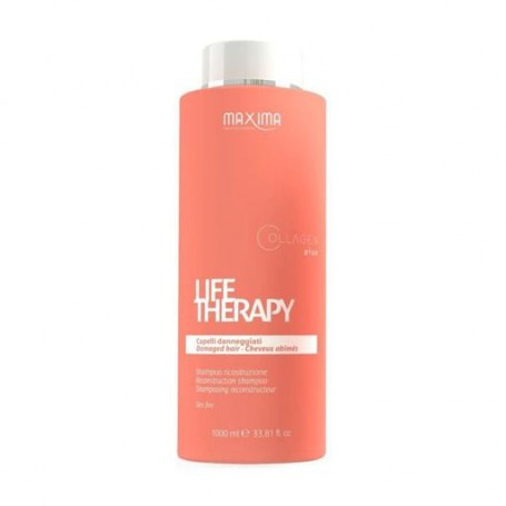 Восстанавливающий шампунь Maxima Professional Life Therapy Reconstruction Shampoo для поврежденных волос, 1 л