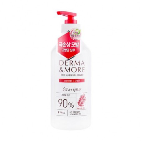 Шампунь для волос KeraSys Derma & More Cica Shampoo c экстрактом центелы азиатской, 600 мл