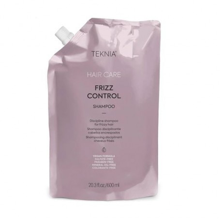 Безсульфатный дисциплинирующий шампунь Lakme Teknia Frizz Control Shampoo для вьющихся волос, 600 мл (дойпак)
