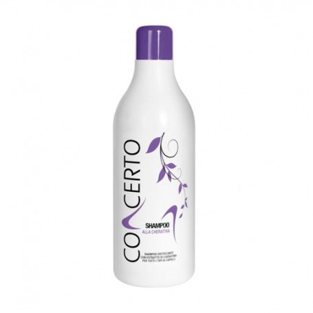 Восстанавливающий шампунь для волос Punti di Vista Concerto Alla Cheratina Shampoo с кератином, 1 л