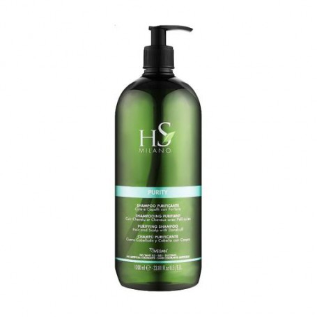Очищающий шампунь для волос и кожи головы HS Milano Purity Purifying Shampoo против перхоти, 1 л