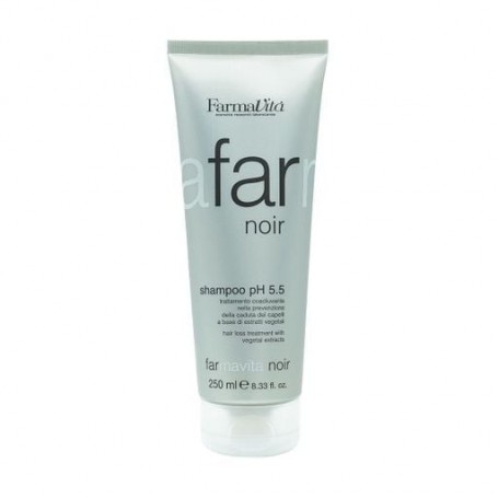 Мужской шампунь FarmaVita Noir Shampoo pH 5.5 против выпадения волос, 250 мл