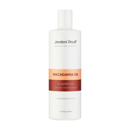 Шампунь для волос Jerden Proff Macadamia Oil Shampoo с маслом ореха макадамии, 400 мл