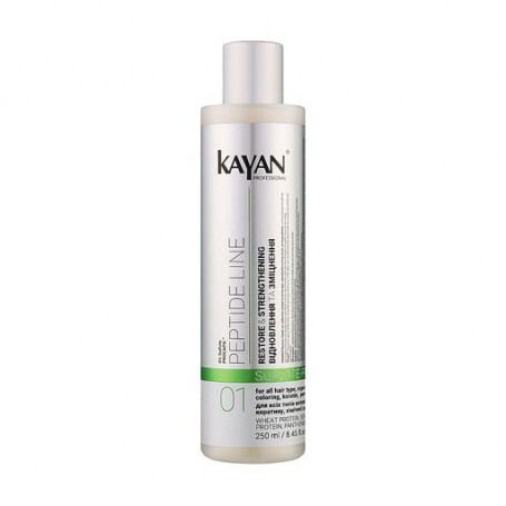Безсульфатный шампунь для волос Kayan Professional Peptide Line Shampoo, 250 мл