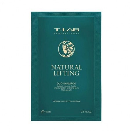 Шампунь T-LAB Professional Natural Lifting Duo Shampoo для увеличения объема волос, 15 мл