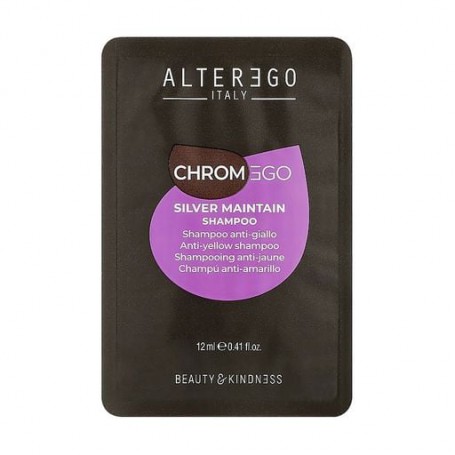 Шампунь против желтизны Alter Ego Chromego Silver Maintain Shampoo для окрашенных и осветленных волос, 12 мл