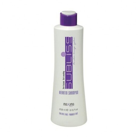 Разглаживающий шампунь для волос с кератином Maxima Professional Subliss Keratin Shampoo, 250 мл