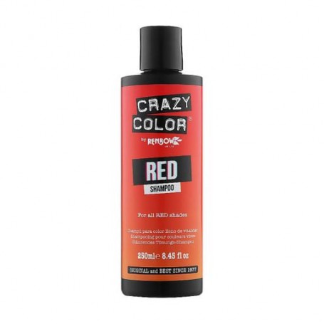 Оттеночный шампунь для волос всех оттенков красного Crazy Color Red Shampoo, 250 мл
