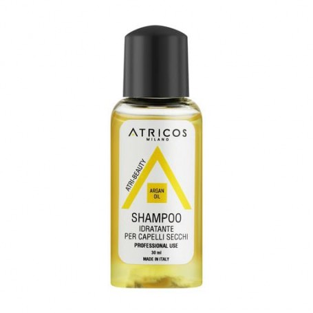 Шампунь Atricos Milano Atri-Beauty Moisturising Shampoo для сухих волос, с аргановым маслом, 30 мл