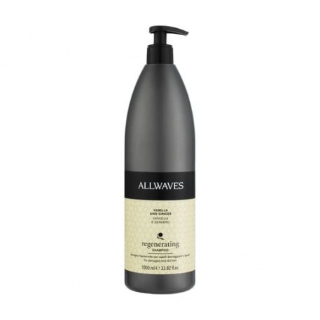 Регенерирующий шампунь для волос Allwaves Regenerating Shampoo с ванилью и имбирем, 1 л