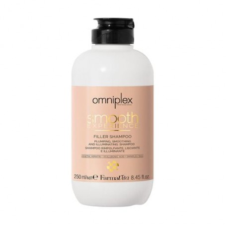 Питательный шампунь FarmaVita Omniplex Smooth Experience Filler Shampoo для разглаживания и восстановления волос, 250 мл