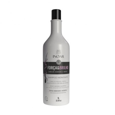 Шампунь Inoar Forca & Brilho Shampoo для тусклых и ослабленных волос, 1 л