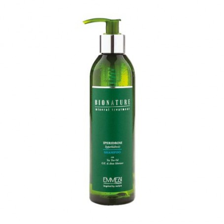 Шампунь для волос Emmebi Italia BioNature Mineral Treatment Hyperhidrosis Shampoo против гипергидроза, 250 мл