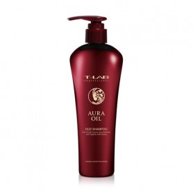Восстанавливающий шампунь T-LAB Professional Aura Oil Duo Shampoo для сухих и поврежденных волос, 300 мл
