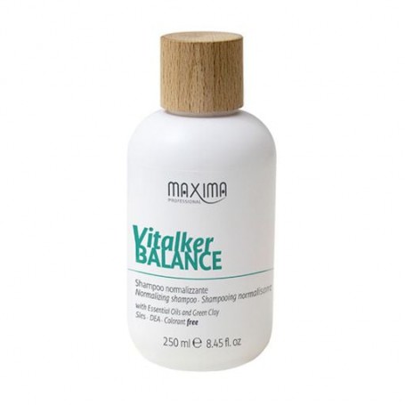 Шампунь для волос Maxima Professional Vitalker Balance Shampoo с эфирными маслами и зеленой глиной, 250 мл