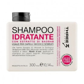 Увлажняющий шампунь для волос Faipa Roma Three Hair Care Hydrating Shampoo с экстрактом баобаба, 300 мл