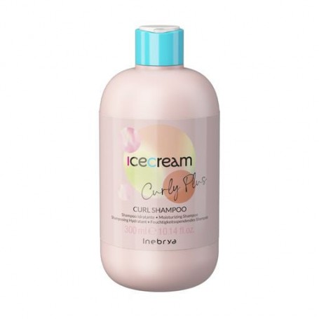 Увлажняющий шампунь Inebrya Ice Cream Curlу Plus Curl Shampoo для вьющихся и химически завитых волос, 300 мл