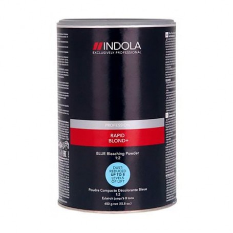 Обесцвечивающий порошок для волос Indola Profession Rapid Blond+ Blue Dust-Free Powder голубой, 450 г