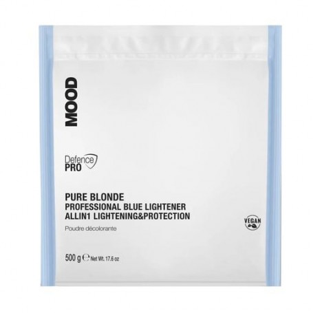 Пудра для обесцвечивания волос Mood Pure Blonde Blue Lightener Синяя, 500 г