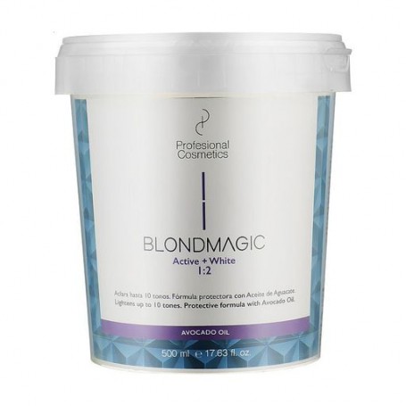Пудра для осветления волос Profesional Cosmetics Blondmagic White, 500 мл