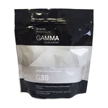 Пудра для осветления волос Erayba Gamma G30 Nordic Blond Blue с антижелтым эффектом, 500 г (запаска)